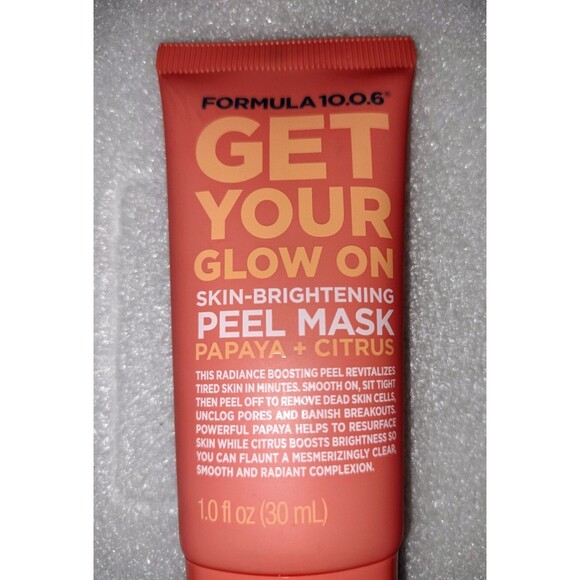 Formula Get Your Glow On Skin Brightening Peel Mask Papaya Citrus Skincare Face - Picture 3 of 13